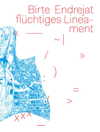 Birte Endrejat flüchtiges Lineament Broschüre